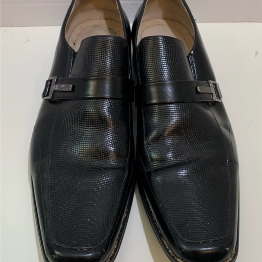 Black Leather Stacy Adam’s Men's Dress Shoes